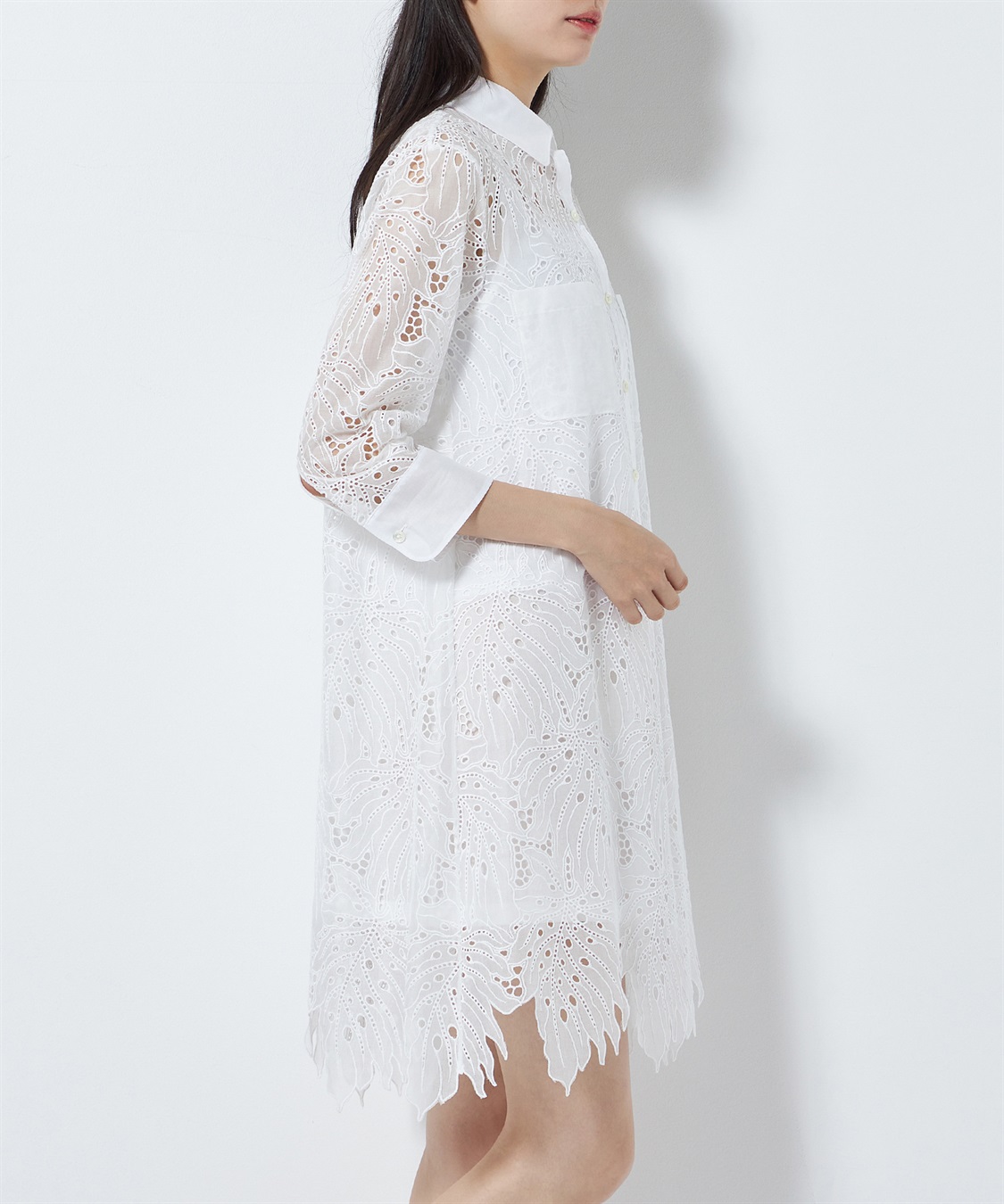 リーフレースワンピース 49AV.junko shimada｜クロスプラス公式通販サイト 