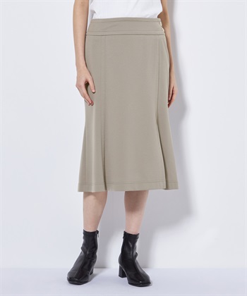 TIME SALE】スリット入りひざ丈スカート 49AV.junko shimada