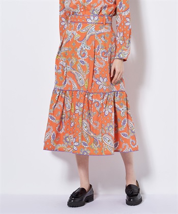 49AV JUNKO SHIMADA 【TIME SALE】ペイズリー柄プリントスカート_subthumb_1