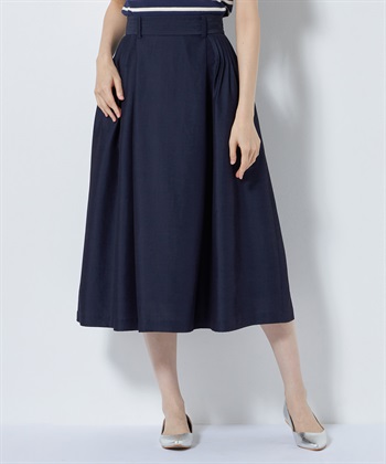 ライトストレッチサイドプリーツスカート 49AV JUNKO SHIMADA