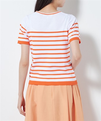 49AV JUNKO SHIMADA 【WEB限定】イタリーコットン半袖ニットトップス_subthumb_6