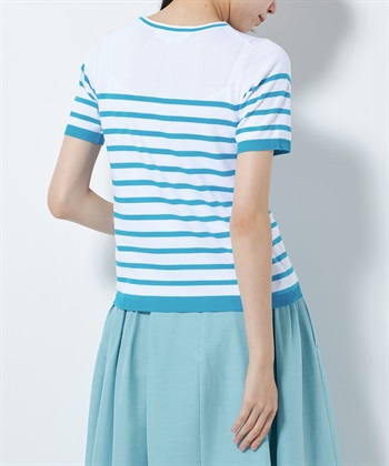 49AV JUNKO SHIMADA 【WEB限定】イタリーコットン半袖ニットトップス_subthumb_9