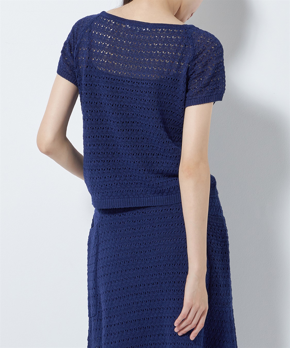 疑麻コットンニットトップス 49AV.junko shimada｜クロスプラス