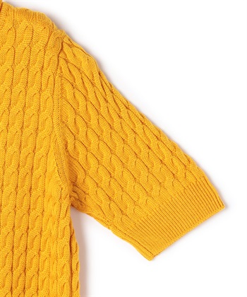 編地ウールニットプルオーバー 49AV JUNKO SHIMADA｜クロス