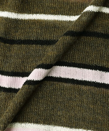 49AV.junko shimada 【TIME SALE】マルチボーダー半袖ニット_subthumb_6