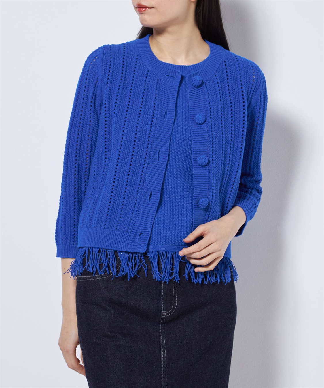 カーディガン Miiko様 WEB限定・特急便】 Cecconi 手編みニットカーディガン｜fashion