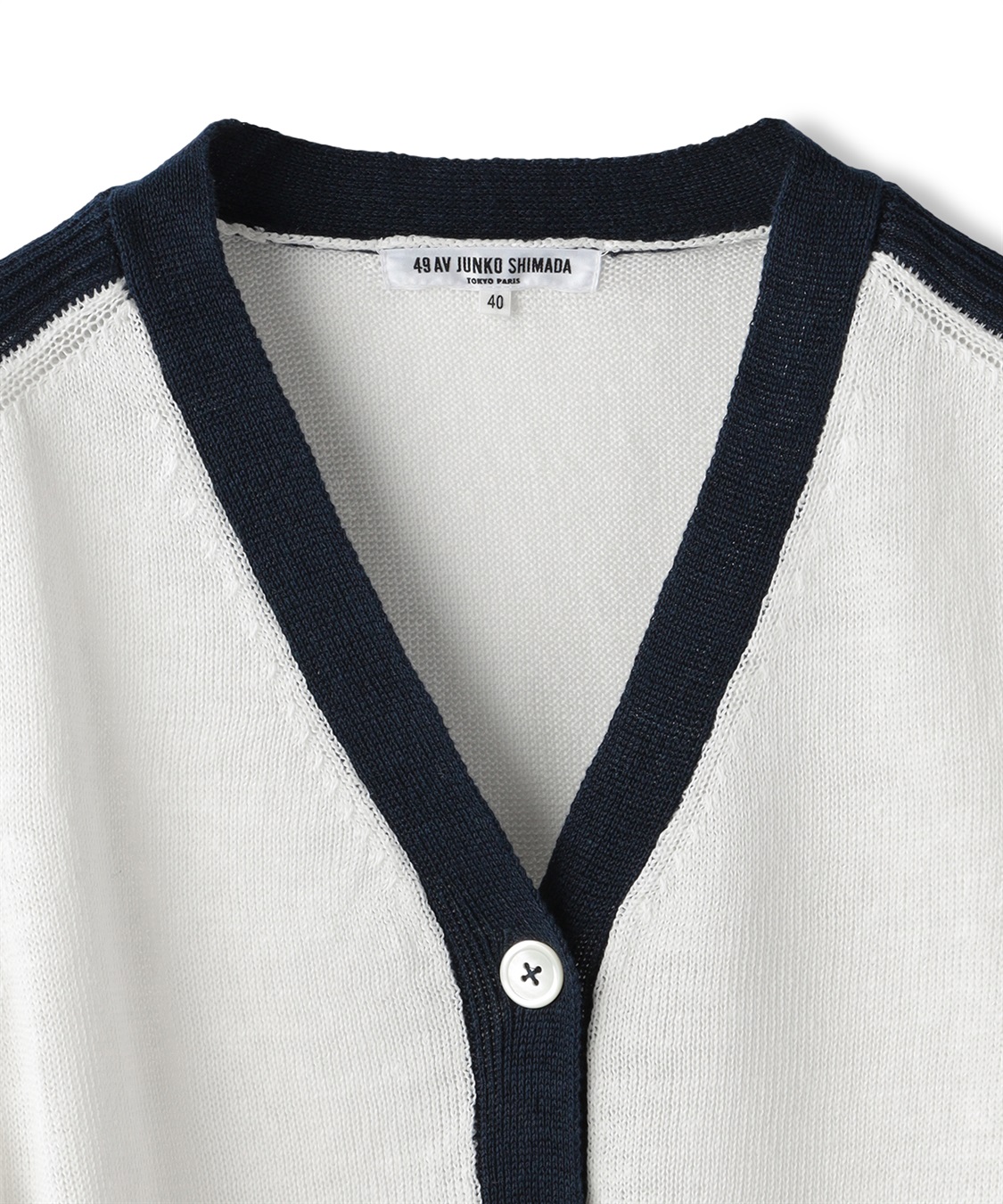 極希少✨️J.PRESS ニットジャケット 編み込みリネン昆 ネイビー ＸＬ相当 究極ニット365 カーディガン JUNKO SHIMADA JS homme【AOKI公式
