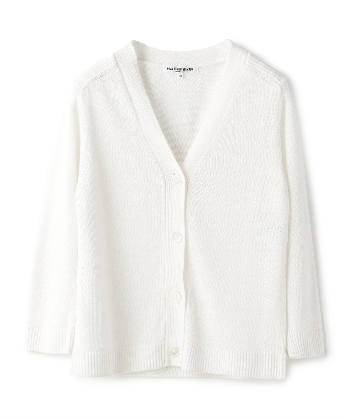 リネンニットカーディガン 49AV JUNKO SHIMADA｜クロスプラス公式通販