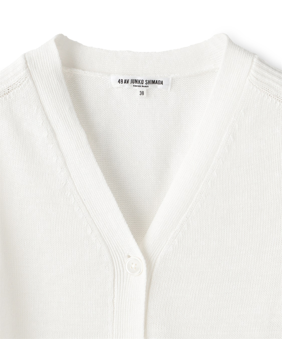 リネンニットカーディガン 49AV JUNKO SHIMADA｜クロスプラス公式通販