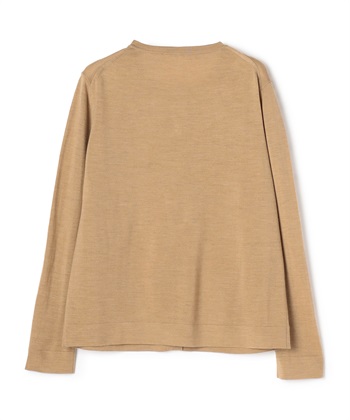 TIME SALE】クルーネックウールニットカーディガン 49AV.junko