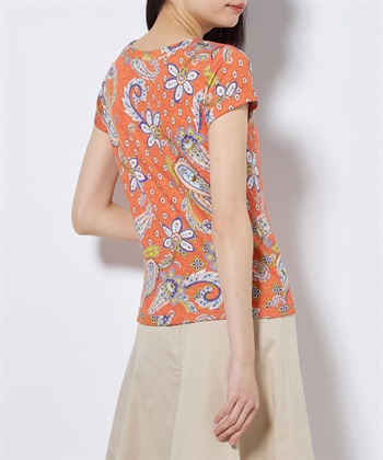 49AV JUNKO SHIMADA ペーズリープリント半袖Tシャツ_subthumb_6