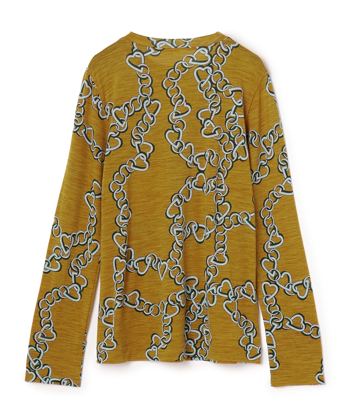 BLACK FRIDAY】ハートチェーンプリントクルーネックカットソー 49AV