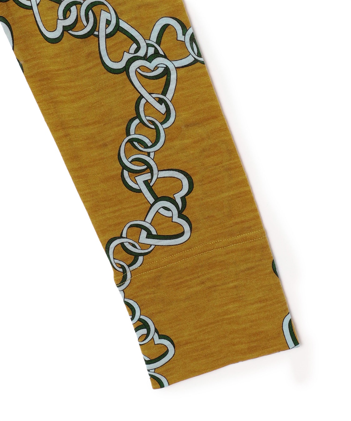 ハートチェーンプリントクルーネックカットソー 49AV JUNKO SHIMADA