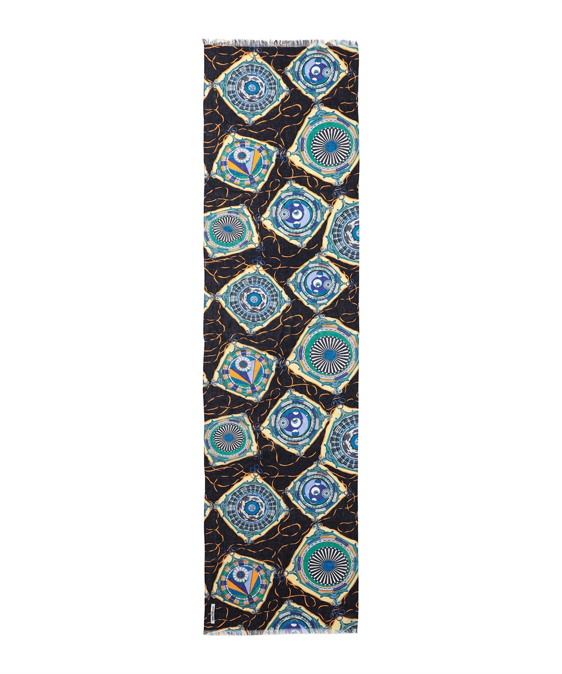 CHRISTMAS SALE】ラウンドプリントストール 49AV JUNKO SHIMADA