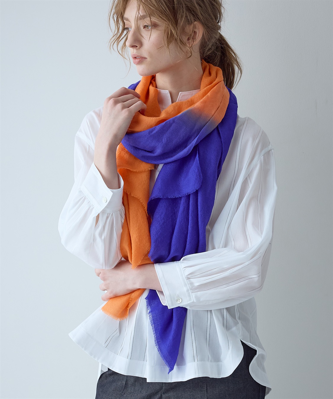 49AV JUNKO SHIMADA バイカラーストール_sub_2