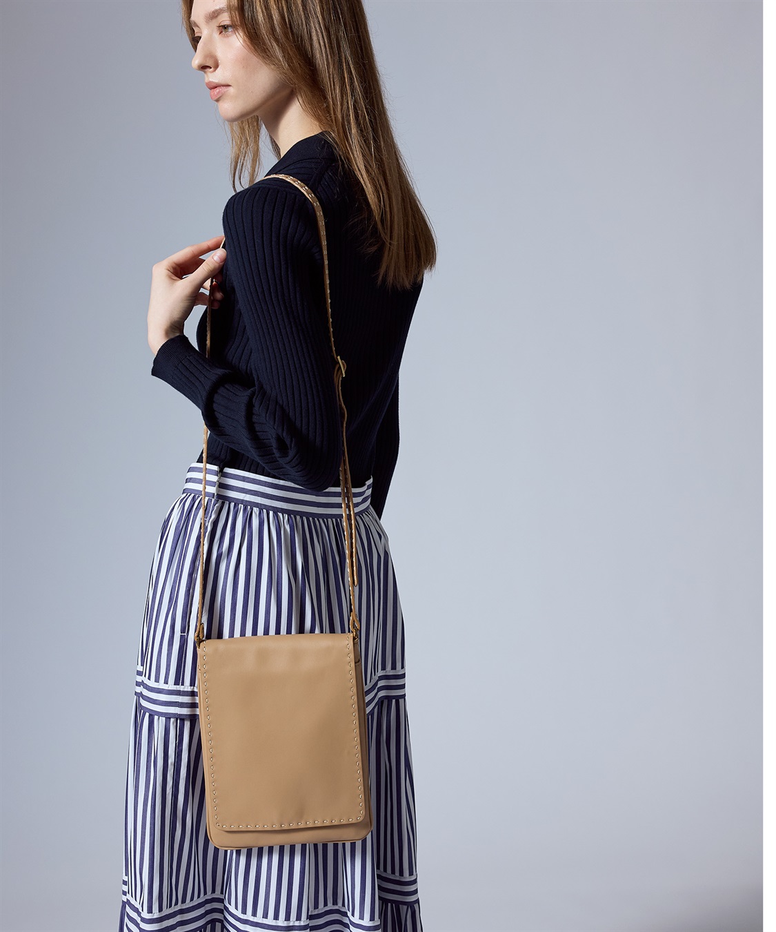 49AV JUNKO SHIMADA 【CHRISTMAS SALE】ステッチレザーショルダー_sub_2