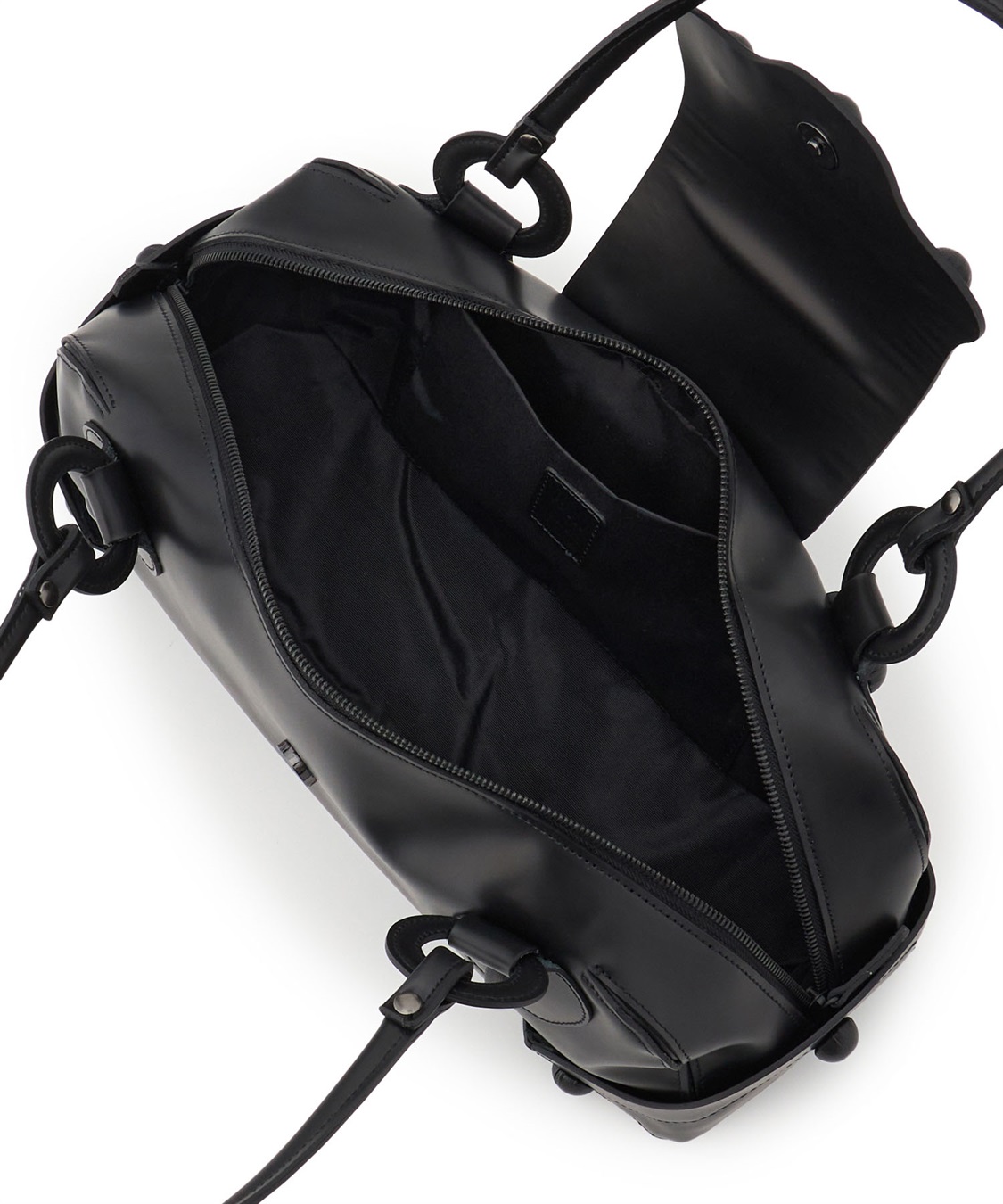 49AV JUNKO SHIMADA 横長シルエットフラップハンドバッグ_sub_11