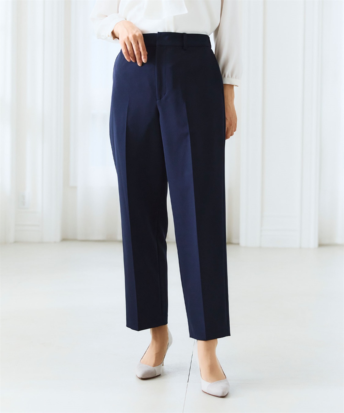 CROSS FUNCTION 《洗える・ストレッチ・シワになりにくい》正解 ワイドパンツ【CF/クロスファンクション】_sub_4