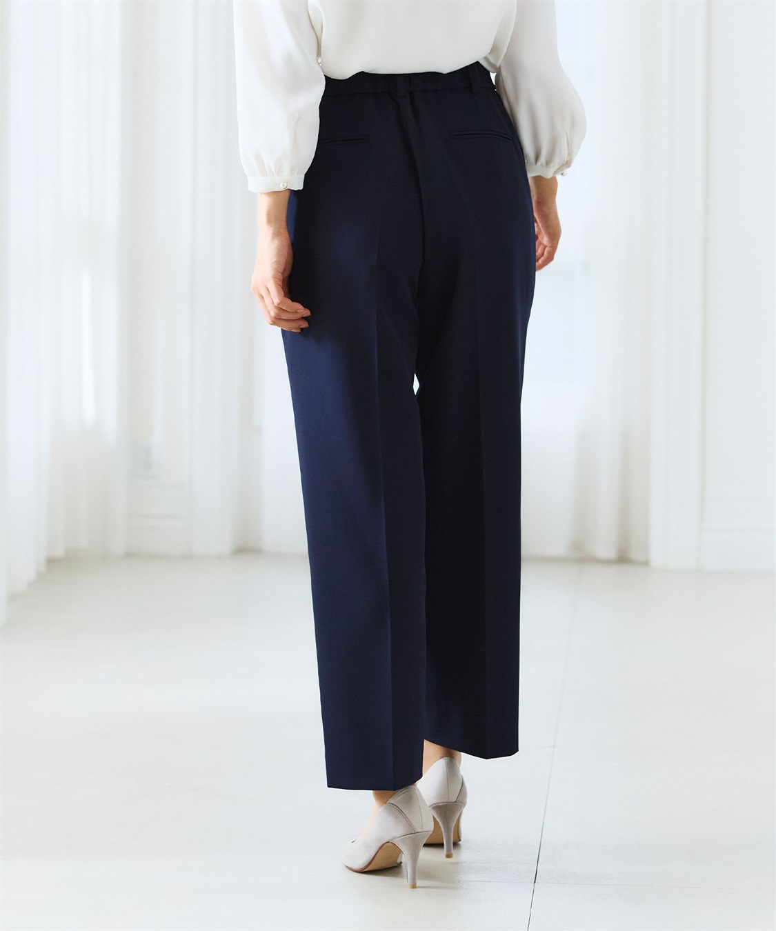 CROSS FUNCTION 《洗える・ストレッチ・シワになりにくい》正解 ワイドパンツ【CF/クロスファンクション】_sub_6