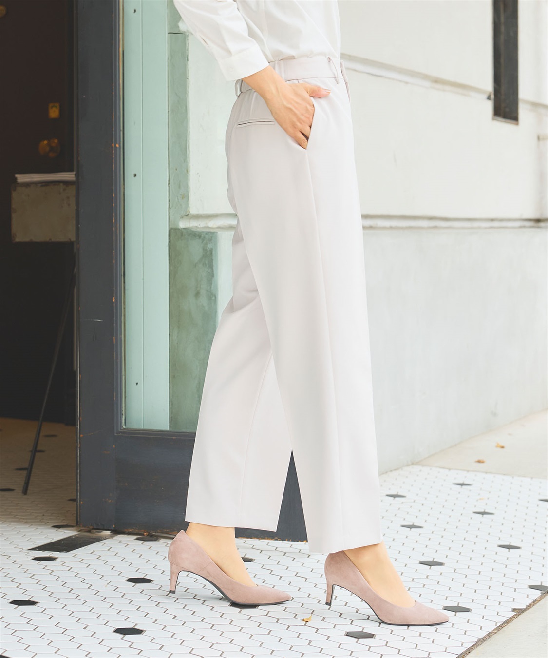 CROSS FUNCTION 《洗える・ストレッチ・シワになりにくい》正解 ワイドパンツ【CF/クロスファンクション】_sub_14