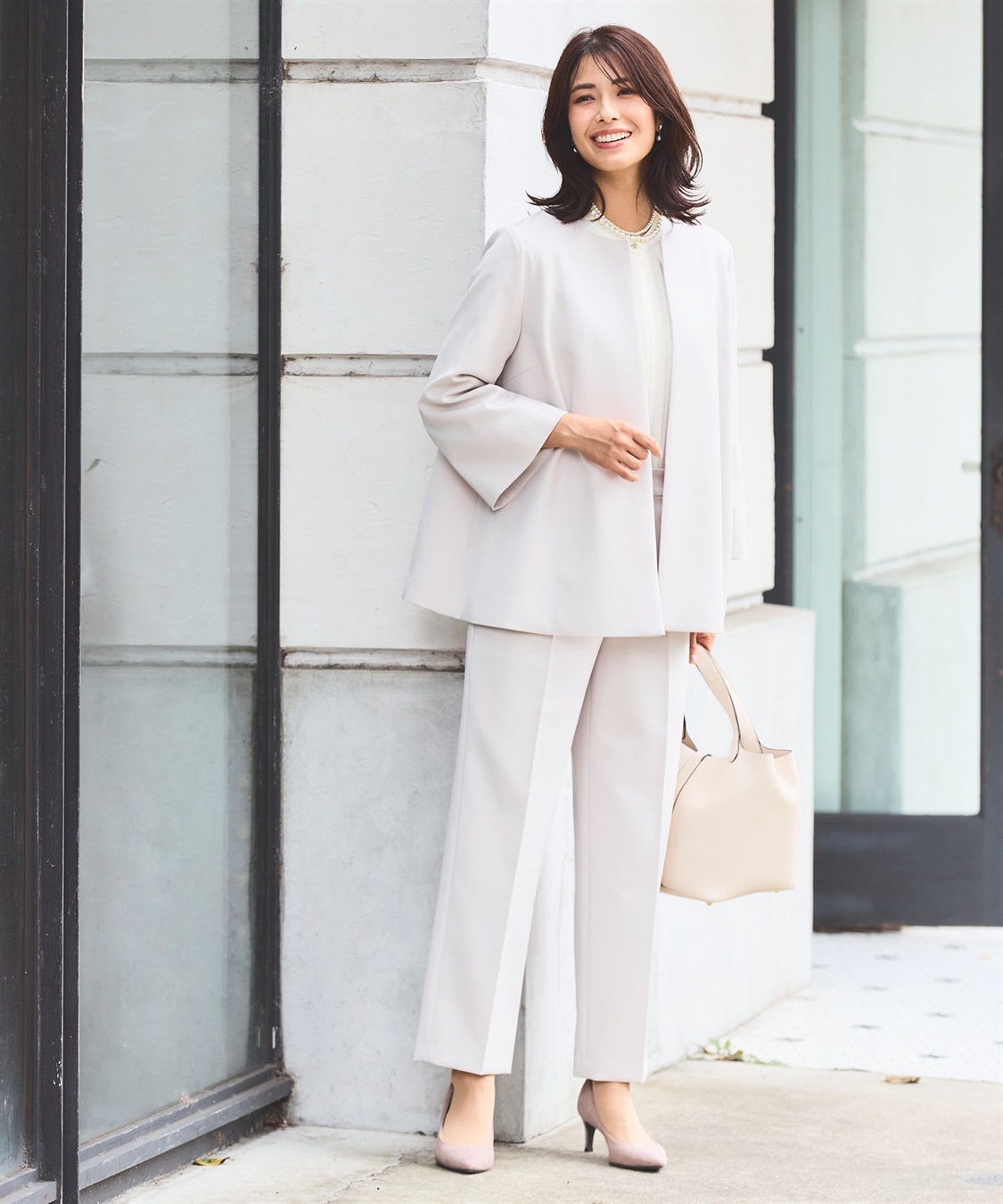 CROSS FUNCTION 《洗える・ストレッチ・シワになりにくい》正解 ワイドパンツ【CF/クロスファンクション】_sub_15