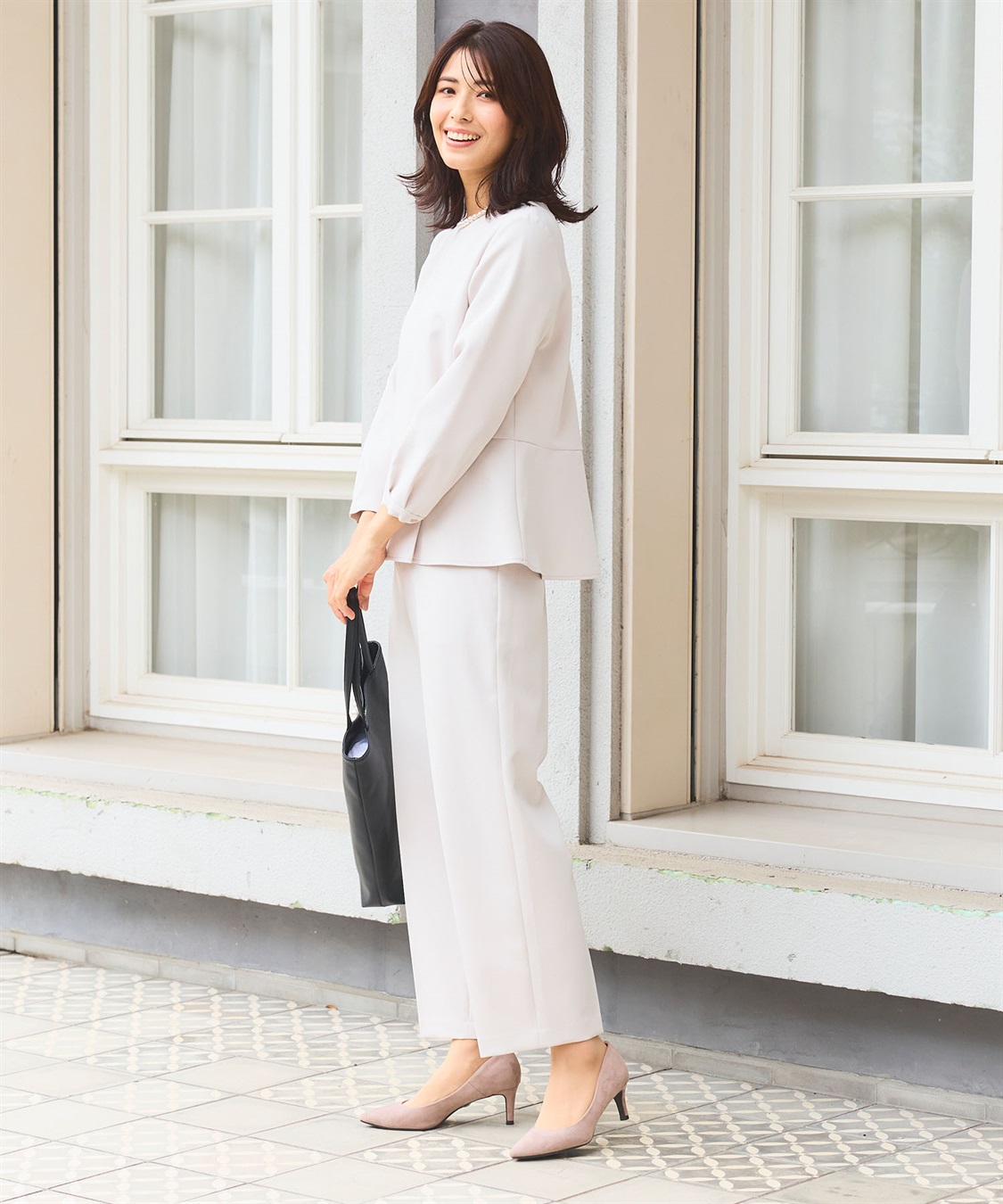 CROSS FUNCTION 《洗える・ストレッチ・シワになりにくい》正解 ワイドパンツ【CF/クロスファンクション】_sub_16