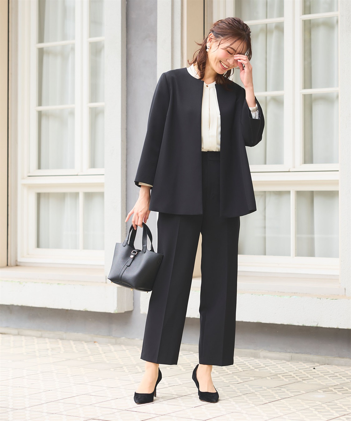 CROSS FUNCTION 《洗える・ストレッチ・シワになりにくい》正解 ワイドパンツ【CF/クロスファンクション】_sub_18