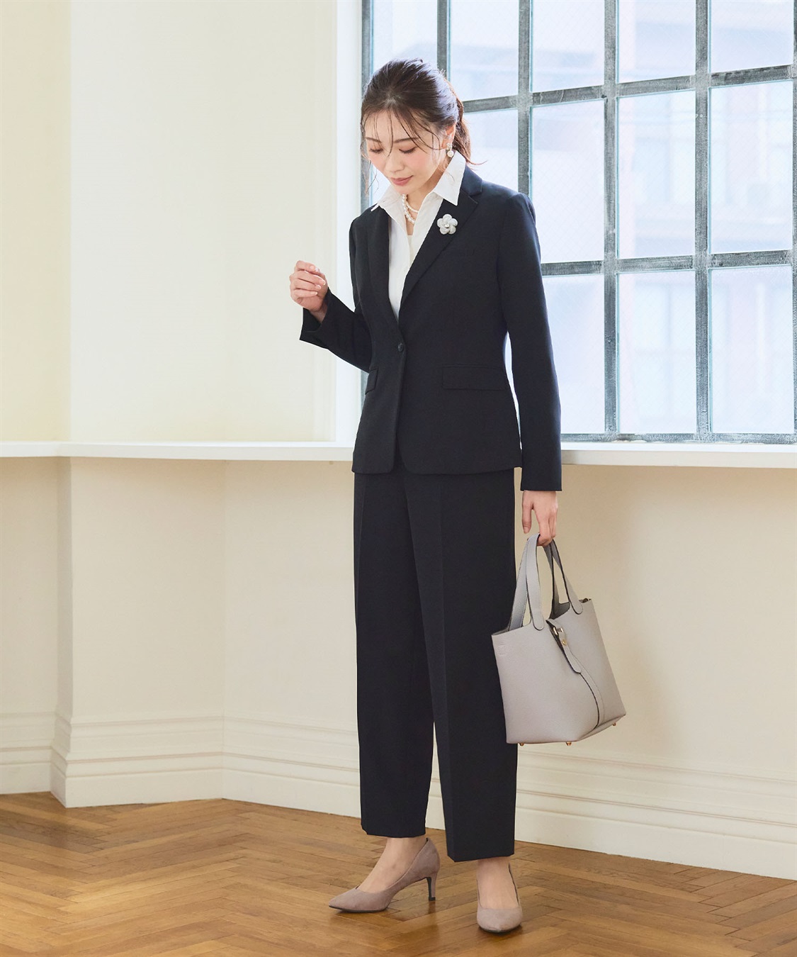 CROSS FUNCTION 《洗える・ストレッチ・シワになりにくい》正解 ワイドパンツ【CF/クロスファンクション】_sub_21