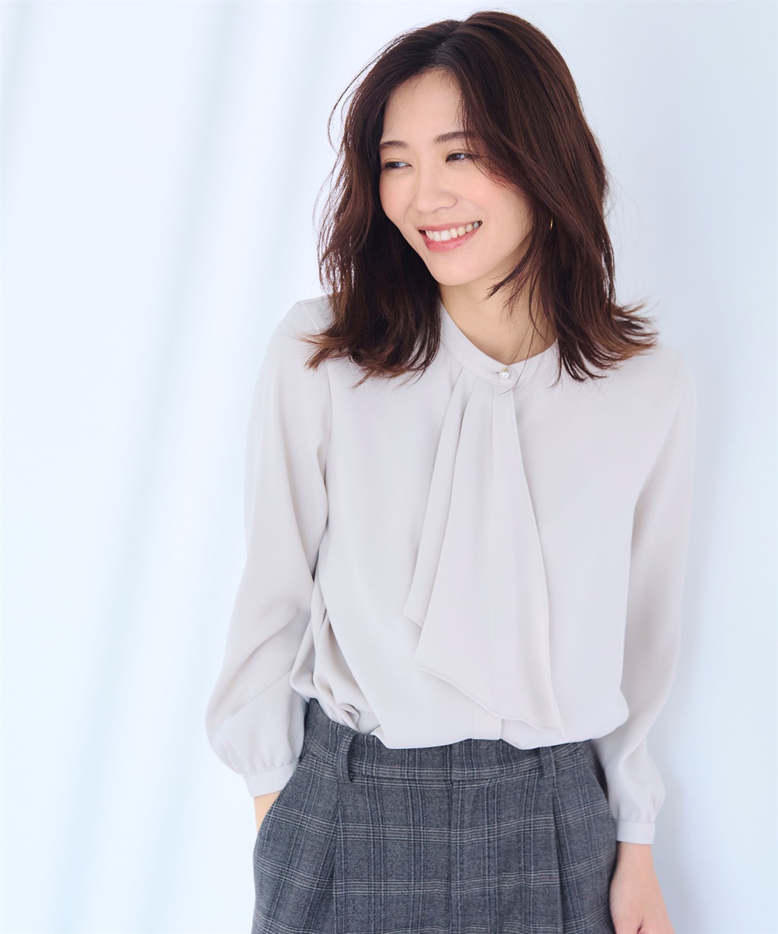 CROSS FUNCTION 《洗える》正解 ラッフルフリルブラウス【CF/クロスファンクション】_sub_16