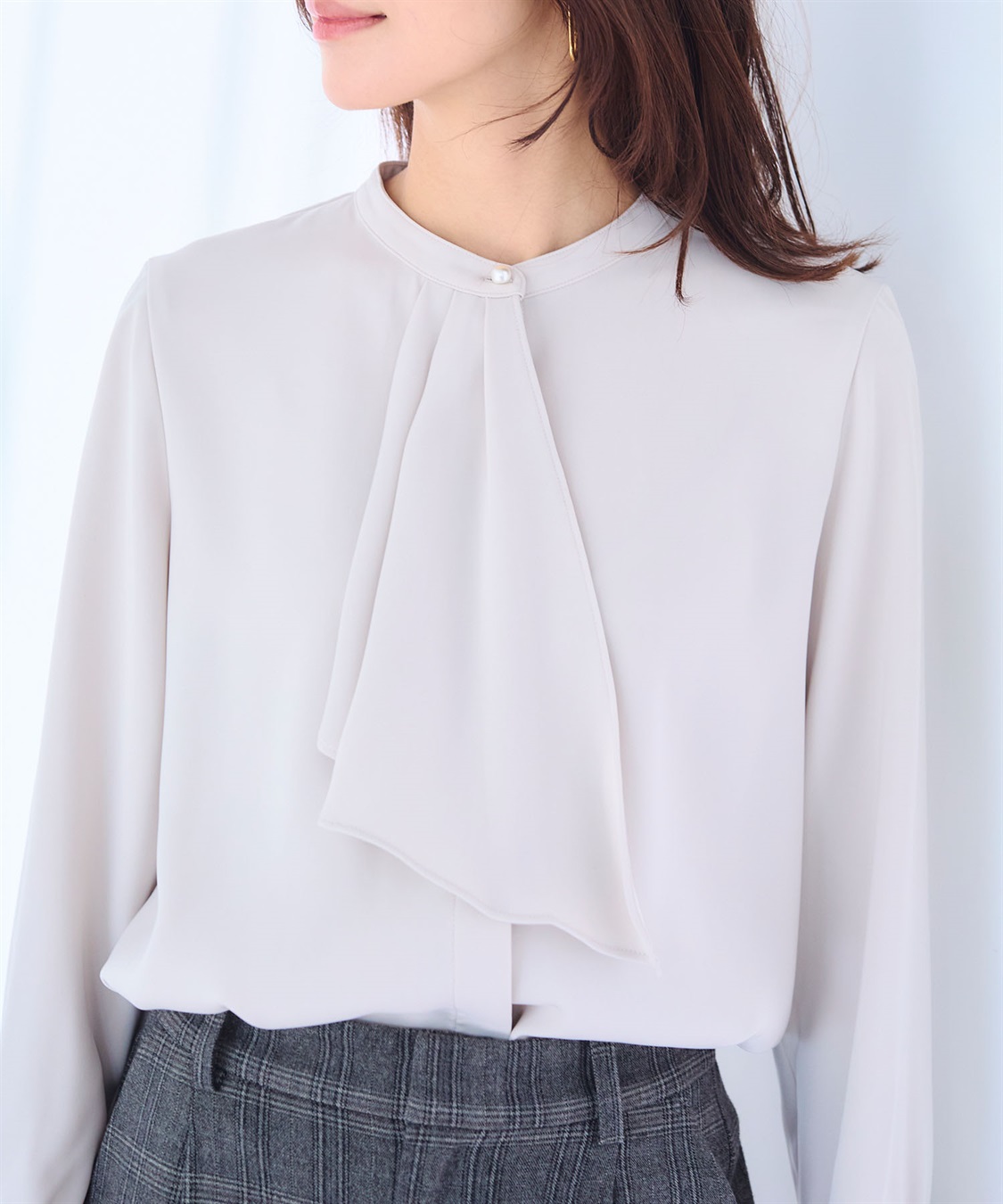 CROSS FUNCTION 《洗える》正解 ラッフルフリルブラウス【CF/クロスファンクション】_sub_20