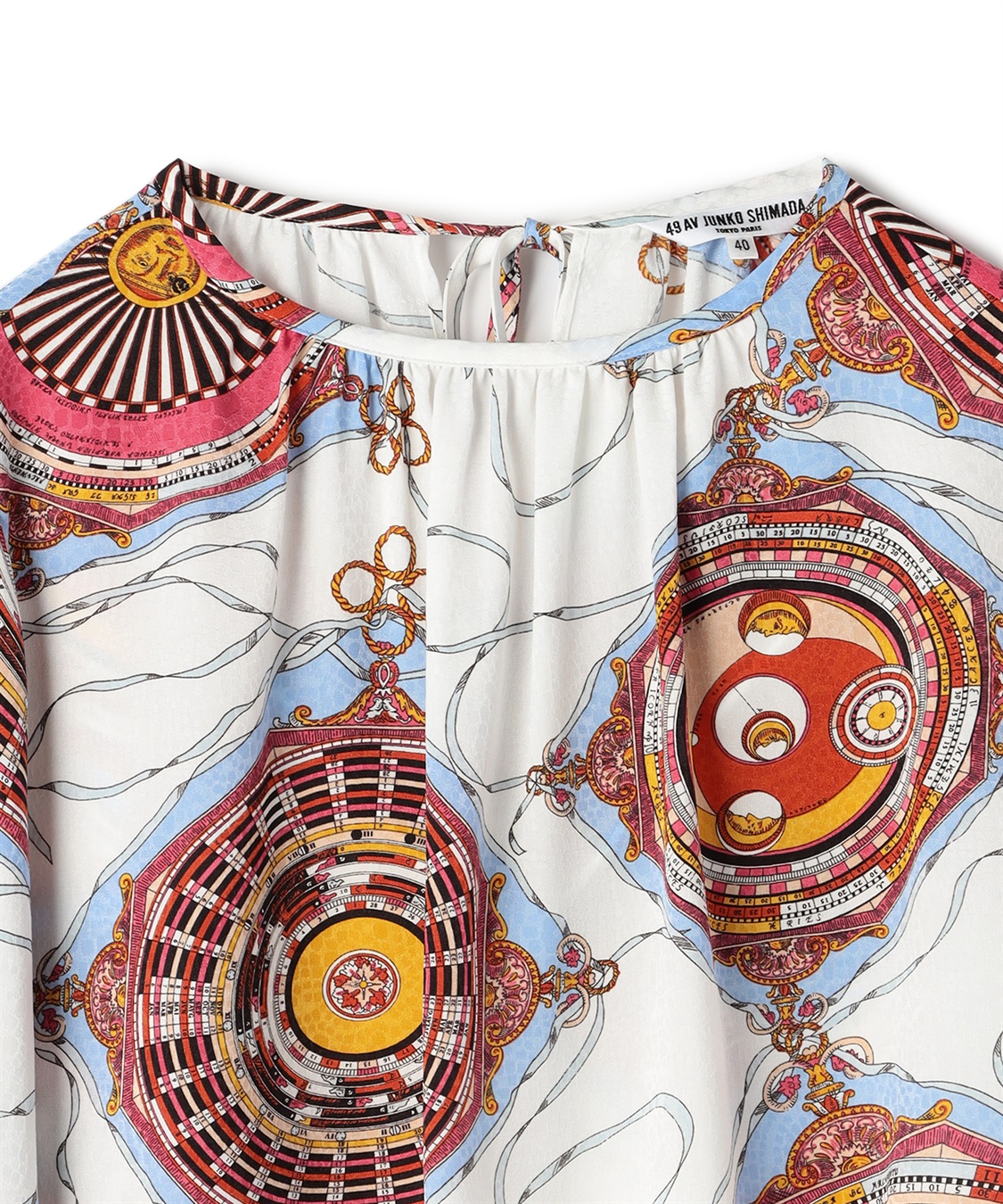 49AV JUNKO SHIMADA ラウンドプリントプルオーバー_sub_2