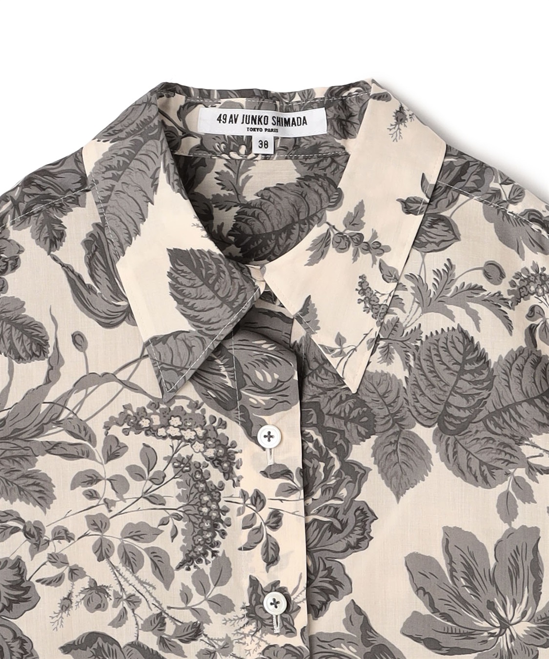 49AV JUNKO SHIMADA フラワープリントシャツ_sub_3