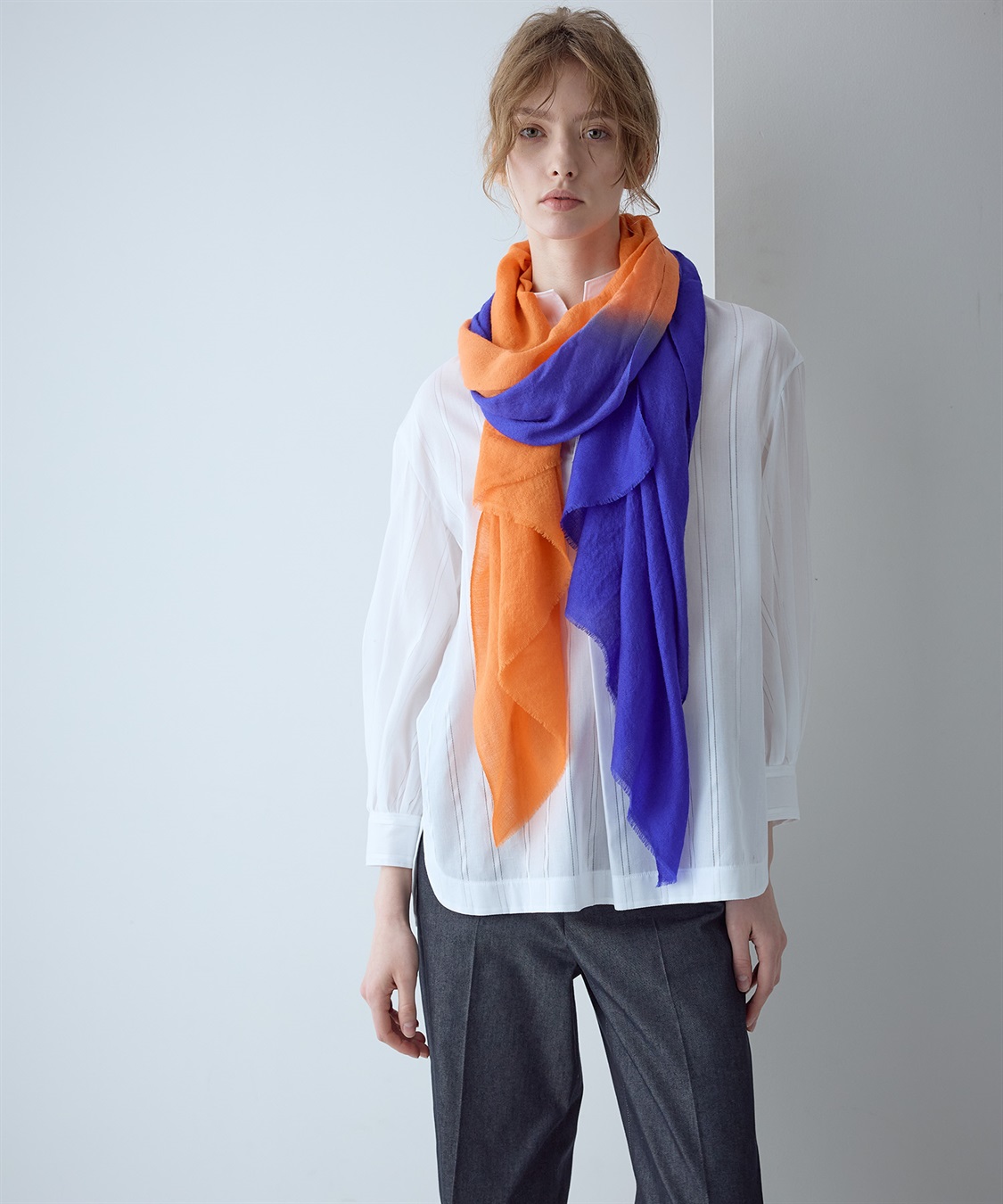 49AV JUNKO SHIMADA 【TIME SALE】ストライプ柄スキッパーブラウス_sub_11