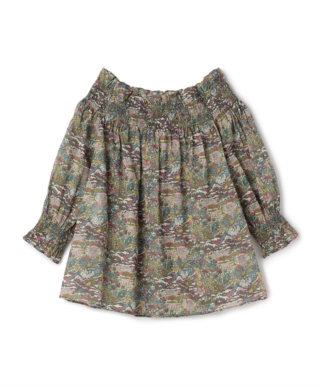 リバティ柄キャンディ袖ブラウス 49AV JUNKO SHIMADA｜クロスプラス