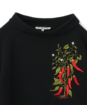 49AV JUNKO SHIMADA 唐辛子刺繍入りプルオーバースエットトップス_subthumb_2