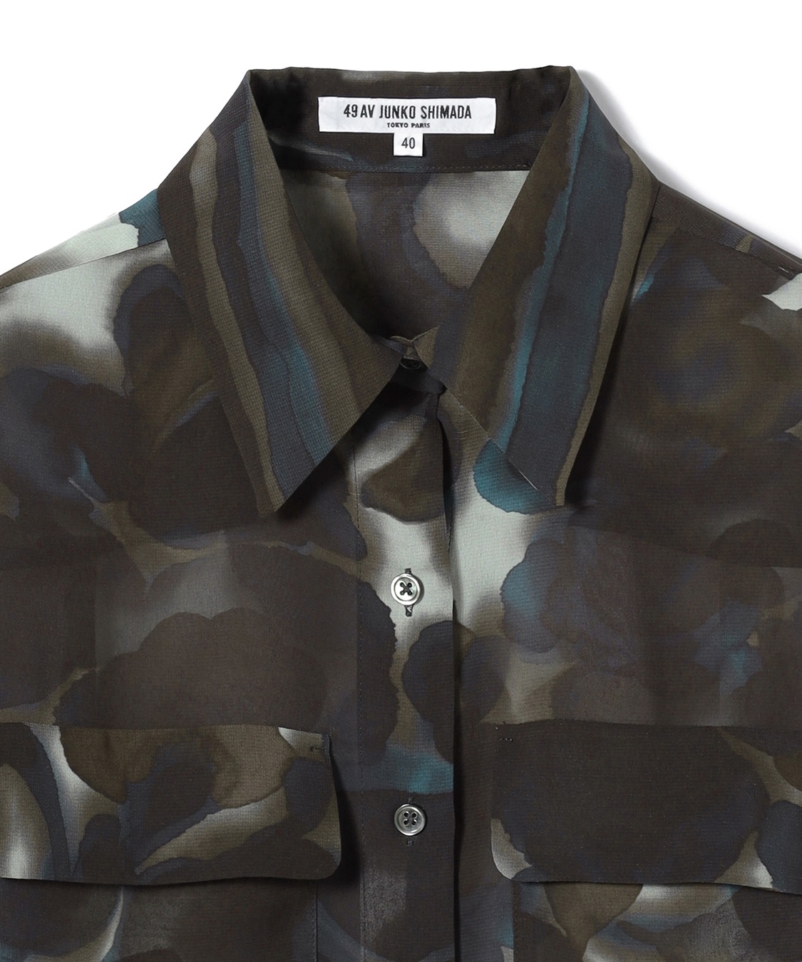49AV JUNKO SHIMADA ペイントフラワーシャツ_sub_2
