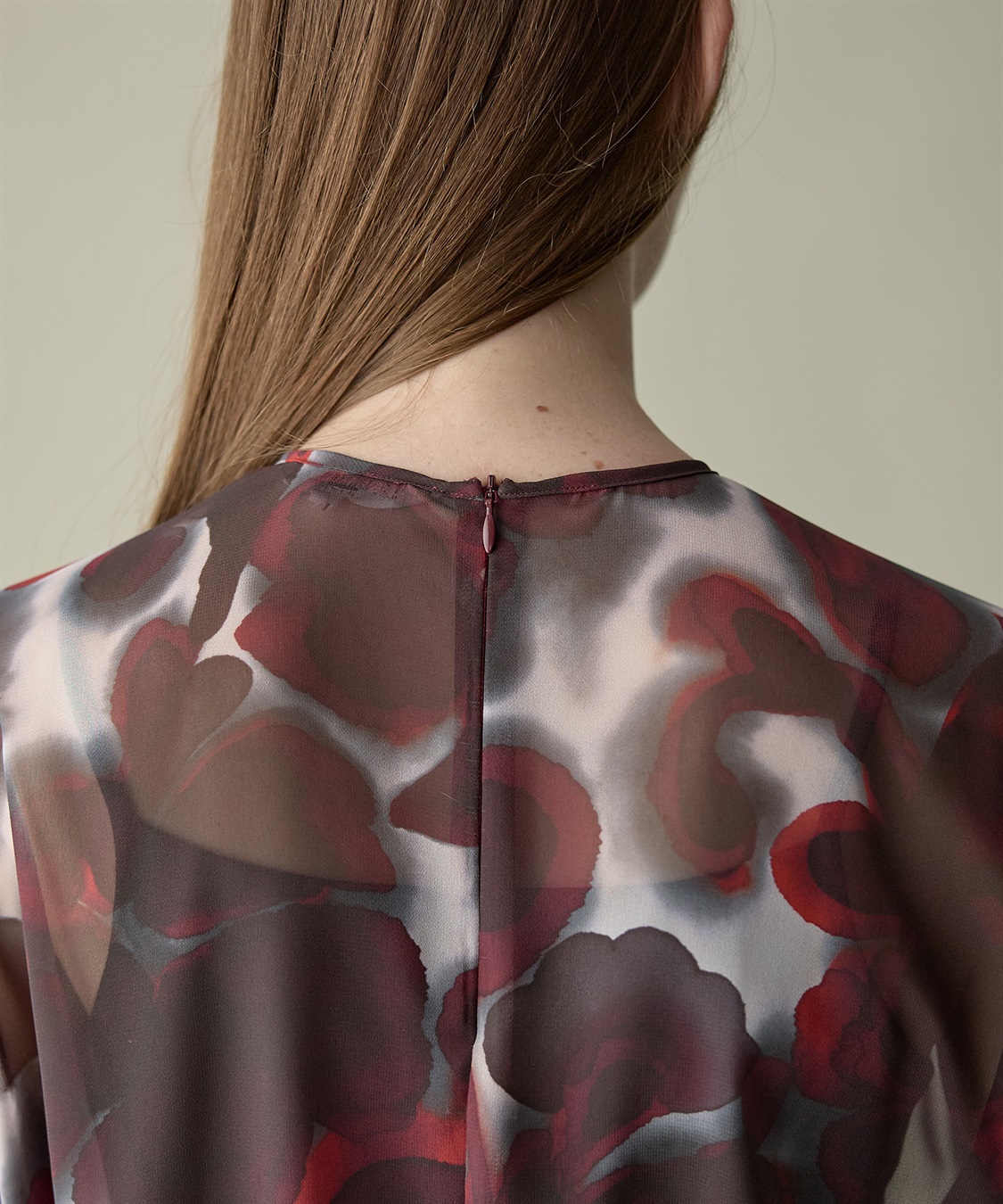 TIME SALE】ペイントフラワーボウタイブラウス 49AV JUNKO