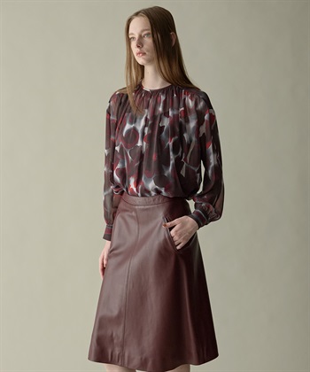 49AV JUNKO SHIMADA ペイントフラワーボウタイブラウス_subthumb_11