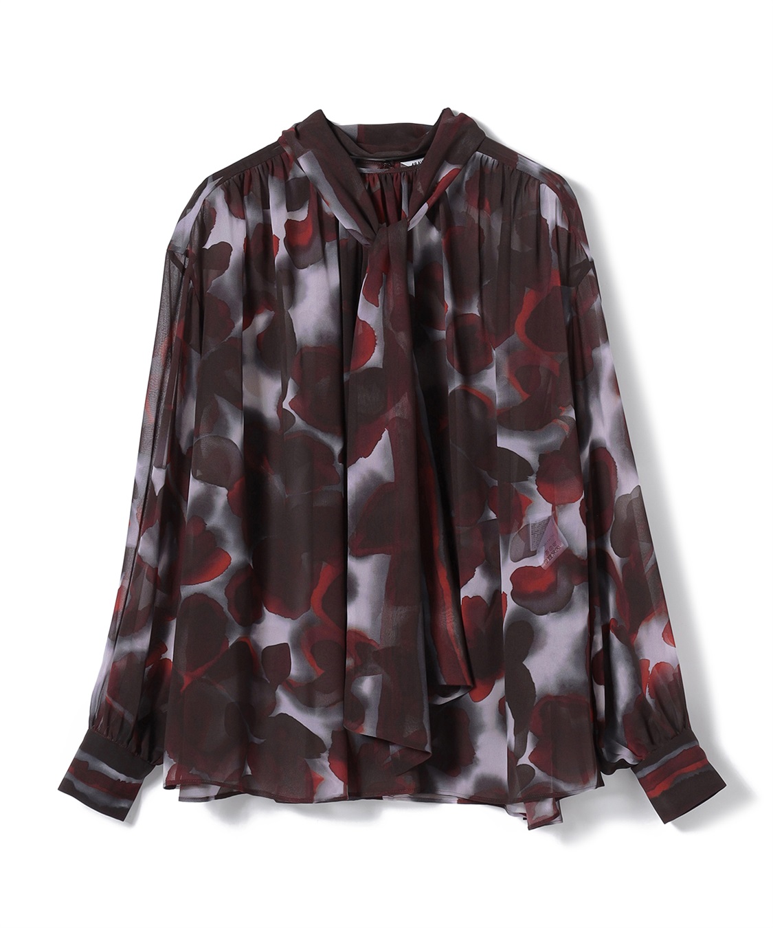 49AV JUNKO SHIMADA ペイントフラワーボウタイブラウス_sub_15