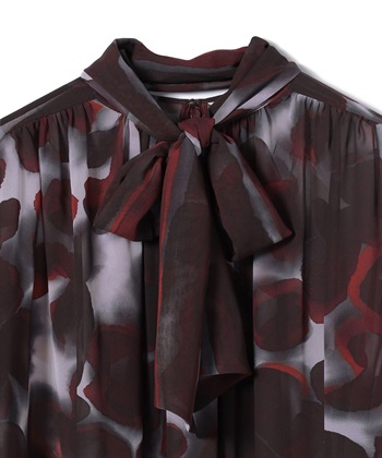 49AV JUNKO SHIMADA ペイントフラワーボウタイブラウス_subthumb_17