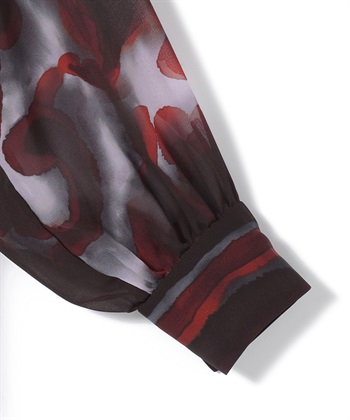 49AV JUNKO SHIMADA ペイントフラワーボウタイブラウス_subthumb_19