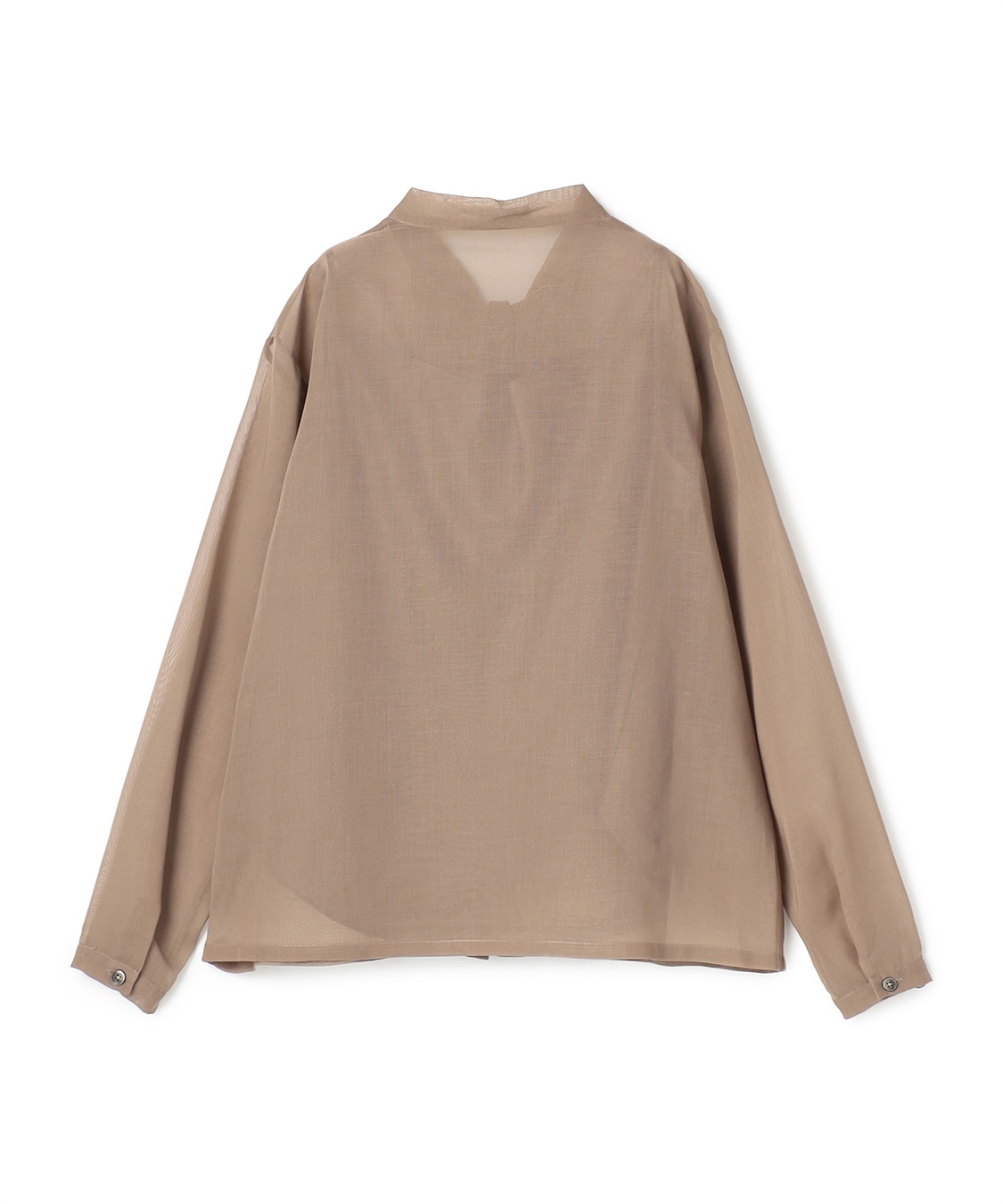 49AV JUNKO SHIMADA スパンボイルフリル付きリボンタイブラウス_sub_1