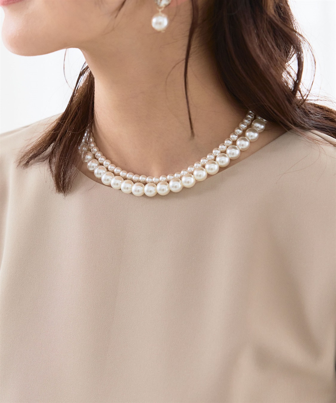 CROSS FUNCTION 【2点セット】《洗える・ストレッチ・シワになりにくい》正解 ペプラムブラウス・ワイドパンツセット【CF/クロスファンクション】_sub_13