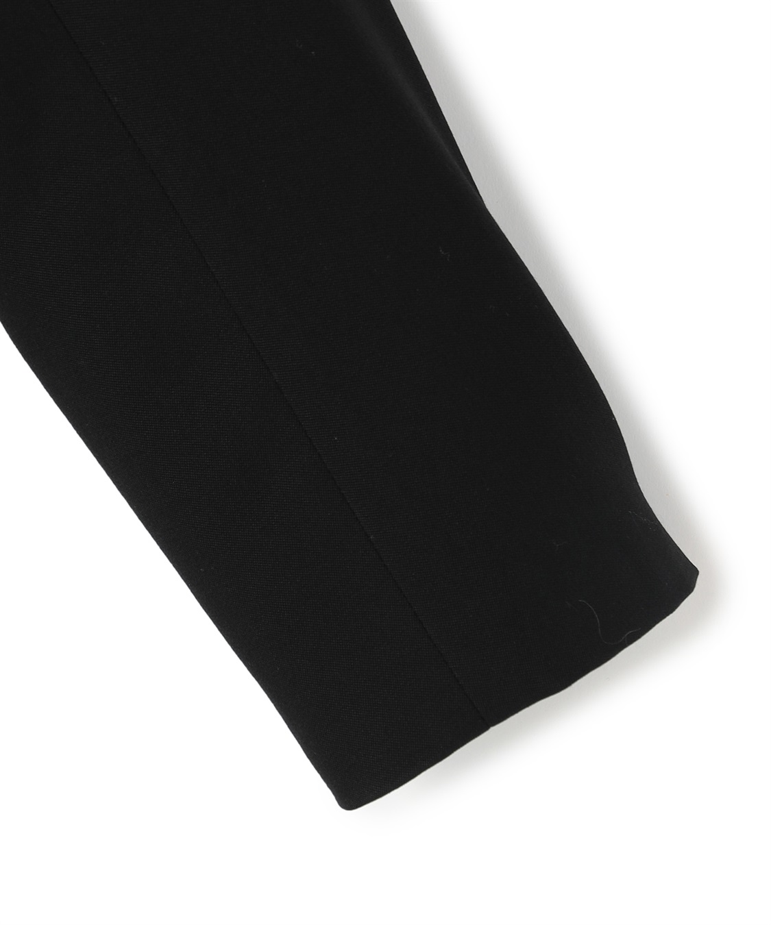 TIME SALE】ブラック×ブラック襟付きシングルジャケット 49AV