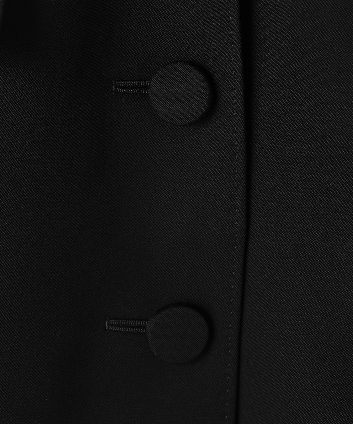 TIME SALE】ブラック×ブラック襟付きシングルジャケット 49AV