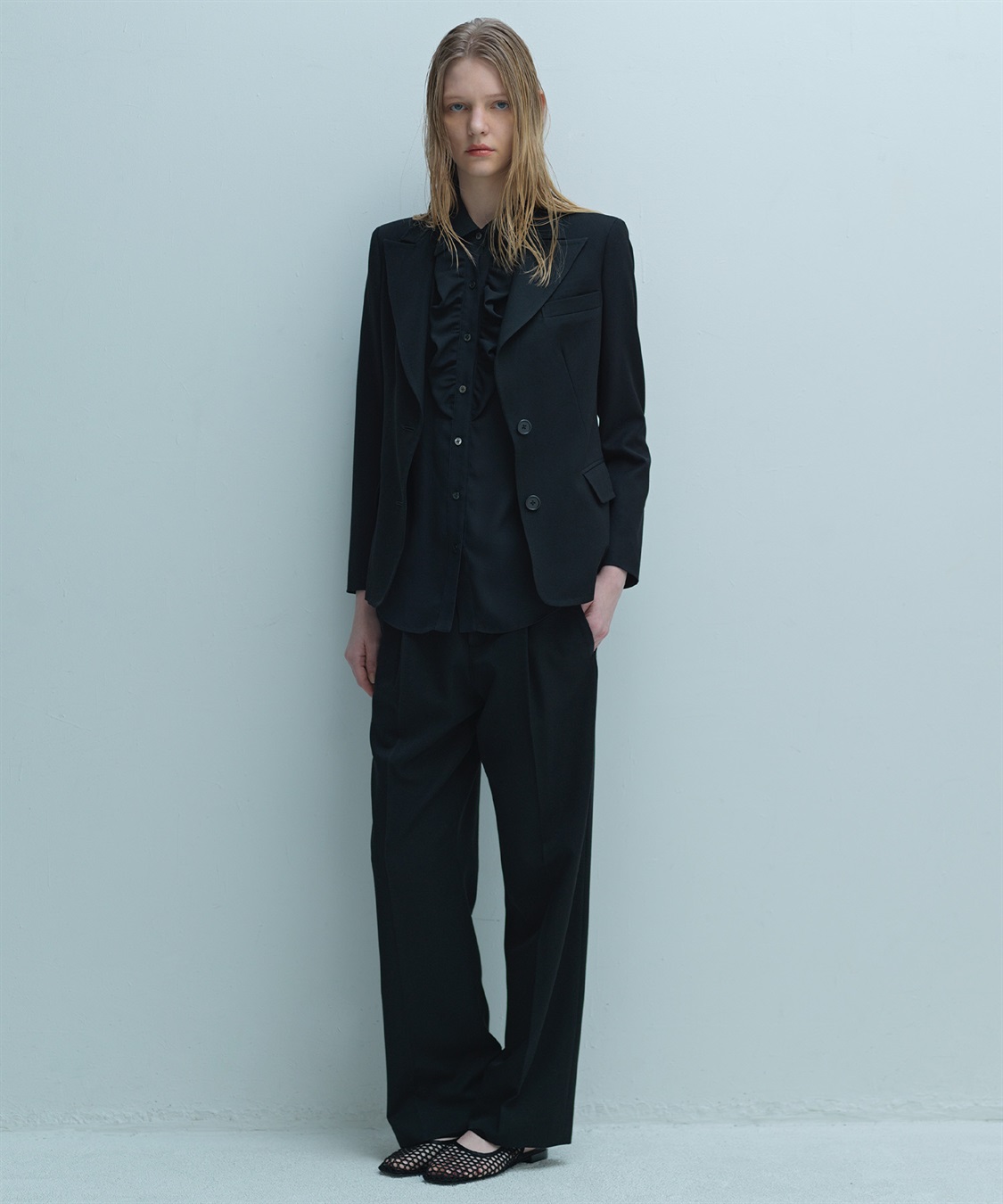 49AV JUNKO SHIMADA 【TIME SALE】ピークドラペルジャケット_sub_1