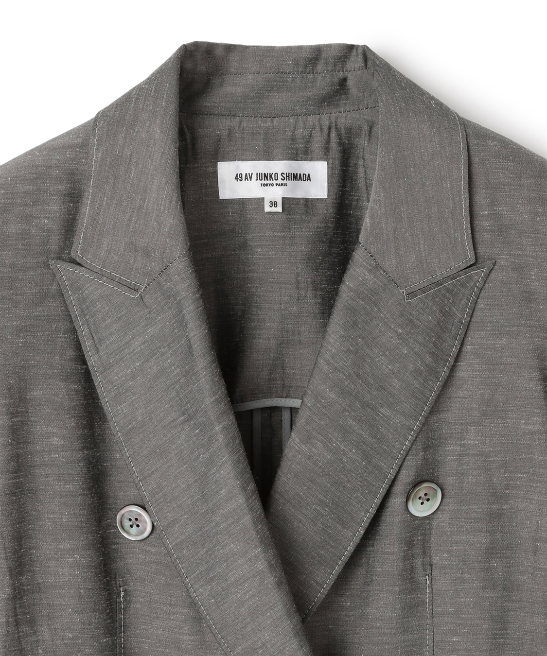 ジュンコ　シマダ　49av. 　テーラードジャケット ダブルブレストテーラードジャケット 49AV JUNKO SHIMADA
