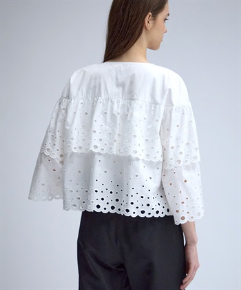 49AV JUNKO SHIMADA カットワークレースノーカラージャケット_subthumb_5