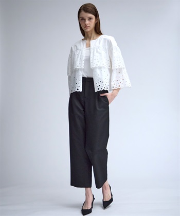 49AV JUNKO SHIMADA カットワークレースノーカラージャケット_subthumb_8