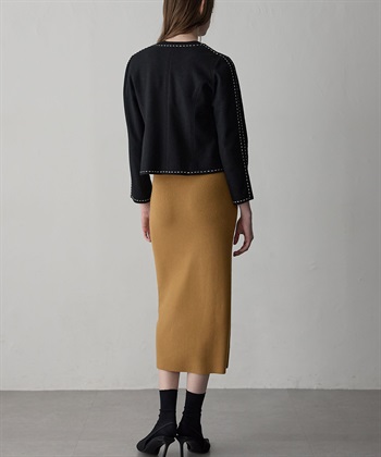 49AV JUNKO SHIMADA ウールジャージー配色ステッチジャケット_subthumb_18